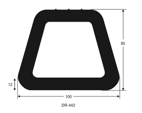 DOCKING  RUBBER 100MM WIDE X 1 METRE