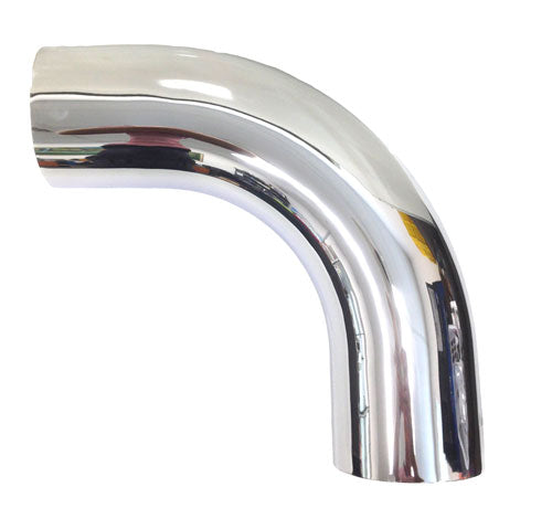 STD RADIUS 90DEG STEEL ELBOW CHROME 5IN