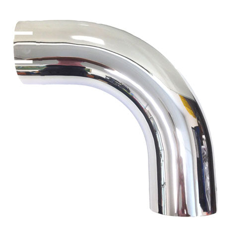 STD RADIUS 90DEG STEEL ELBOW CHROME 5IN