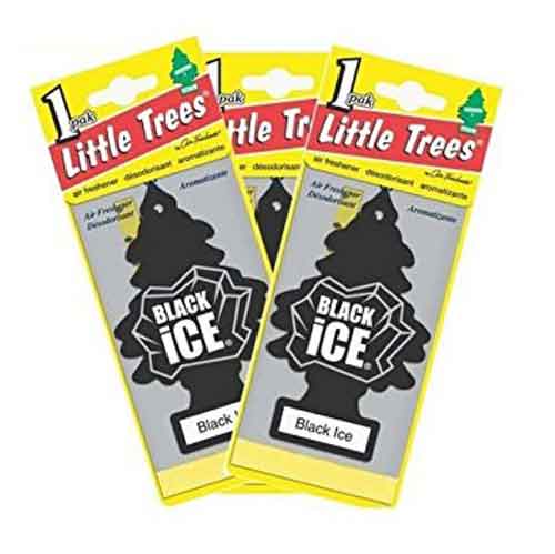 LITTLE TREE BLACK ICE PACK OF 3