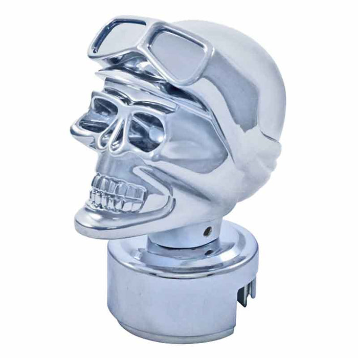 CHROME GEARSHIFT SKULL BIKER