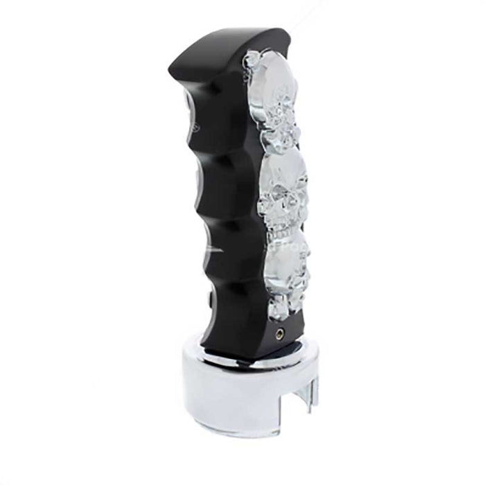 BLACK CHROME GEARSHIFT KNOB PISTOL GRIP